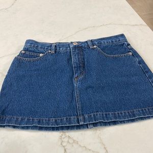 London Jean denim miniskirt